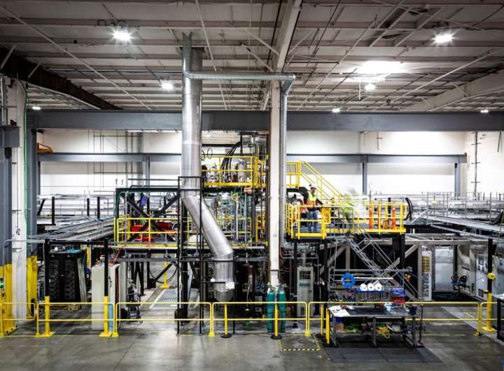 Lightning strikes 12 times per minute on fusion engineering test platform