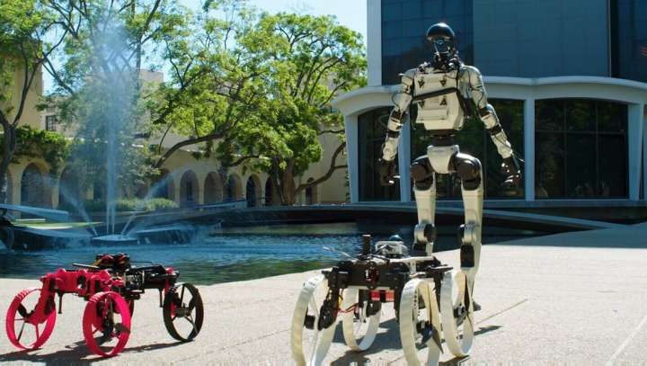 Robot ‘backpack’ drone launches, drives and flies to tackle emergencies