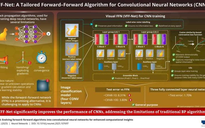 VFF-Net algorithm provides promising alternative to backpropagation for AI training