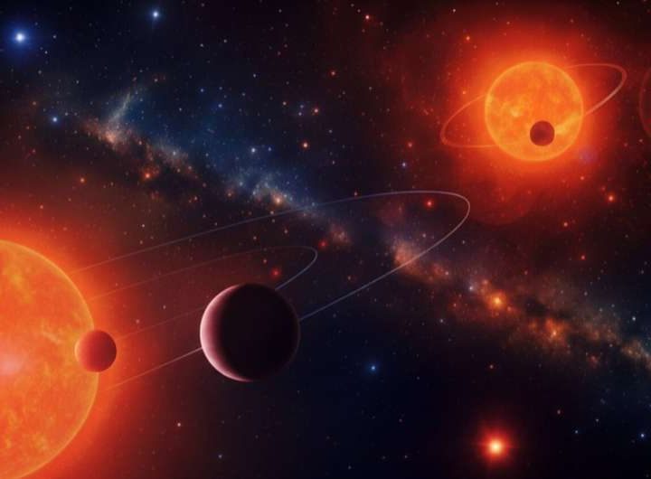 Three Earth-sized planets discovered in a compact binary system