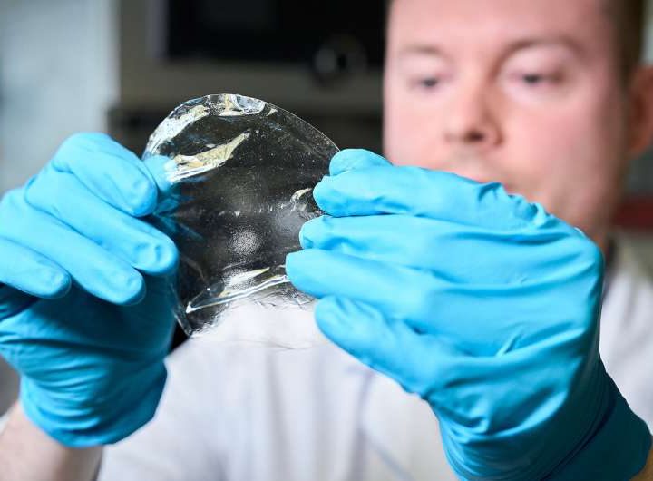 Producing bio-methane and CO₂ directly from moist biogas