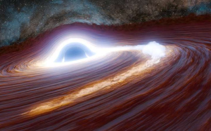 Unprecedented black hole flare spotted 10 billion light-years away