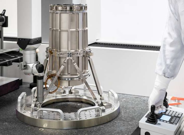 A compact space spectrometer for sustainable agriculture