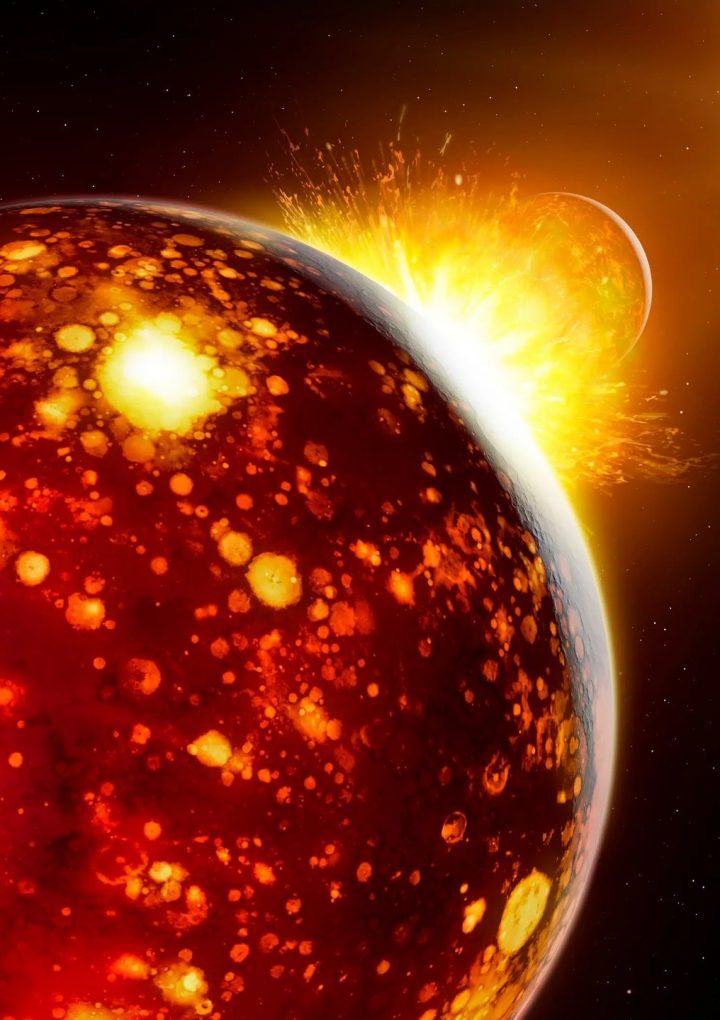 New Research Suggest Earth and Theia were Neighbors Before They Collided