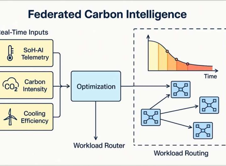 Smarter AI processing for cleaner air: A blueprint to cut pollution and prolong server life