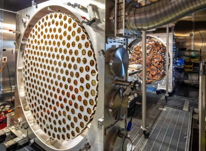 Dark matter search narrows as detector sets new limits and spots solar neutrinos