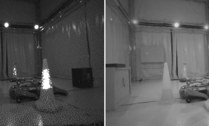 Machine learning helps robots see clearly in total darkness using infrared