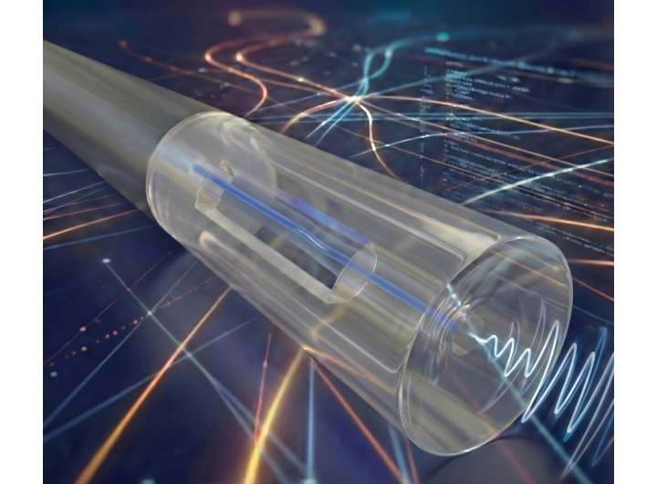 Hair-thin silica fiber microphone detects ultrasound from 40 kHz to 1.6 MHz