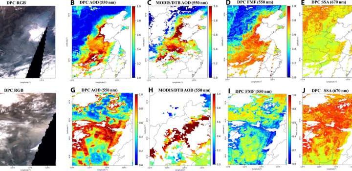 Hybrid AI-physics method developed for accurate aerosol remote sensing