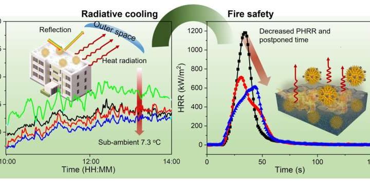 Hot cities, safer buildings: A cooling coating that can also reduce fire risk