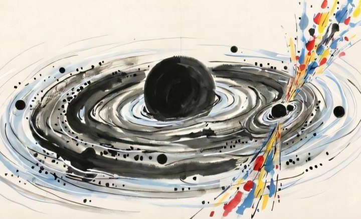 A 100-solar-mass black hole merger ripples spacetime, and may flash in gamma rays