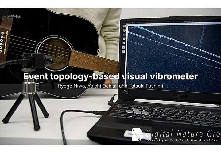 Bioinspired event camera tracks full vibration trajectory using geometry