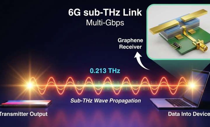 Graphene receivers bring energy-efficient 6G hardware closer to reality