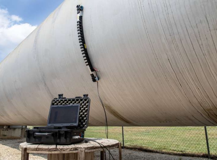 SwRI develops magnetostrictive probe for safer, more cost-effective storage tank inspections