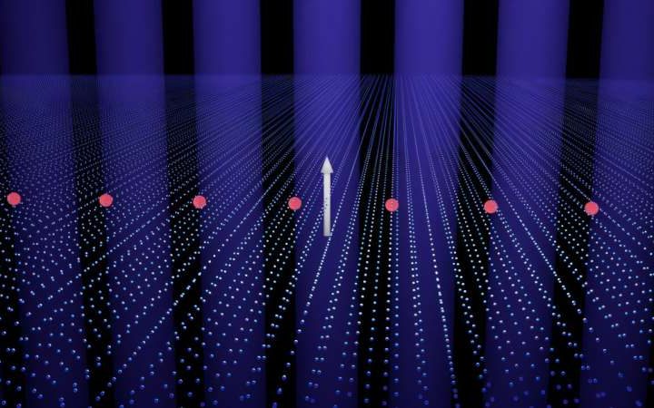 Electrons in moiré crystals explore higher-dimensional quantum worlds