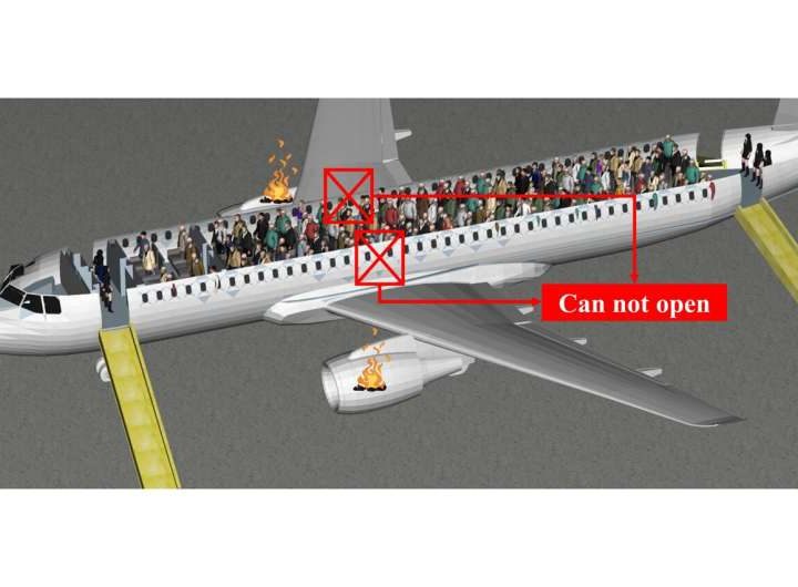 Can planes evacuate in 90 seconds? New simulations show the safest cabin layout